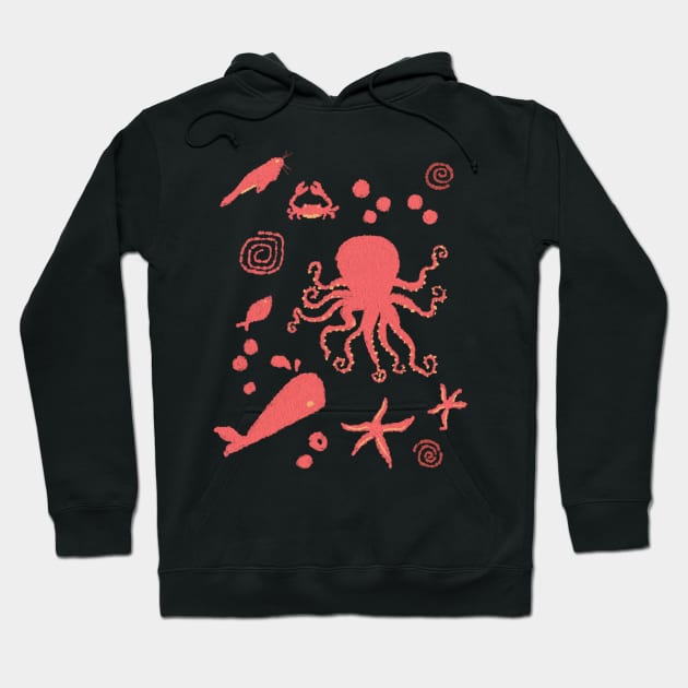 Respect Marine Wildlife Hoodie by Playful Creatives